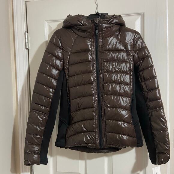Bernardo Chocolate Hooded Water Resistant Packable Puffer Jacket, Sz M -- NWT - Picture 10 of 16